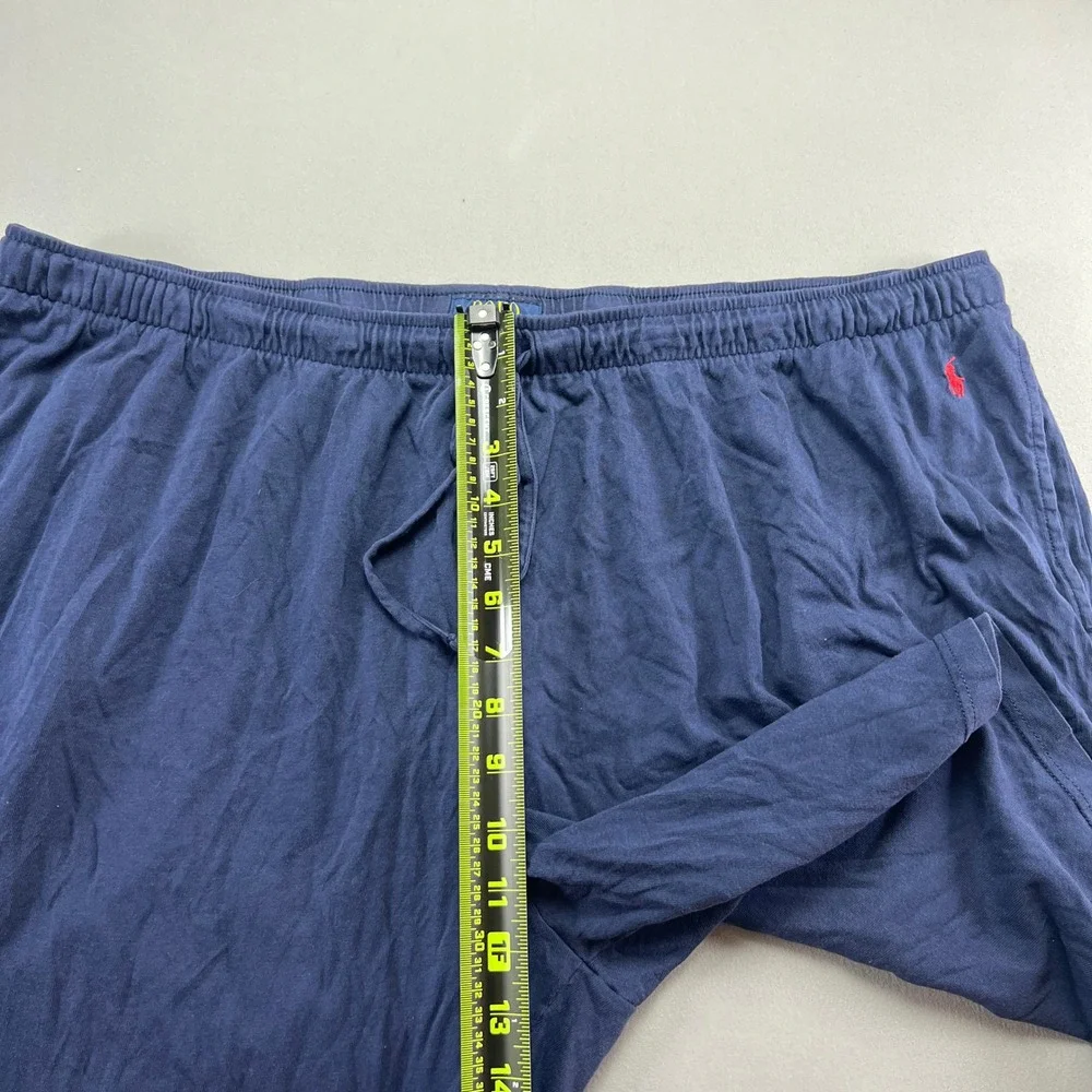 Polo Ralph Lauren Loungewear Shorts Mens 3X Navy Blue Cotton Logo Embroidered